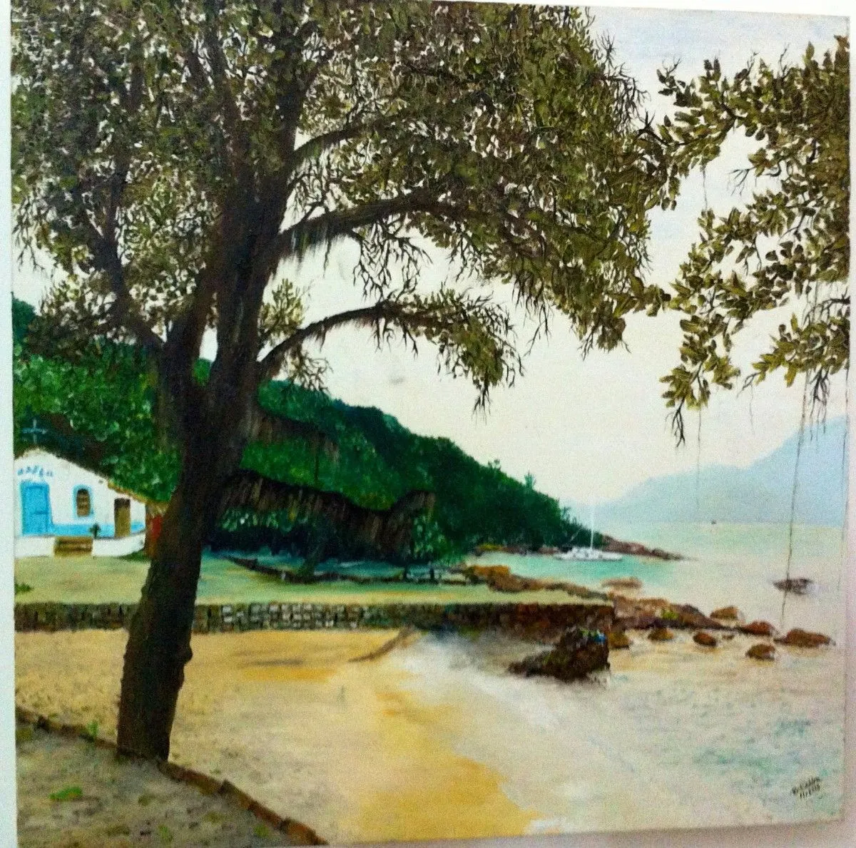 Wedding Church on Bela Island., œuvre de Keller Rubens