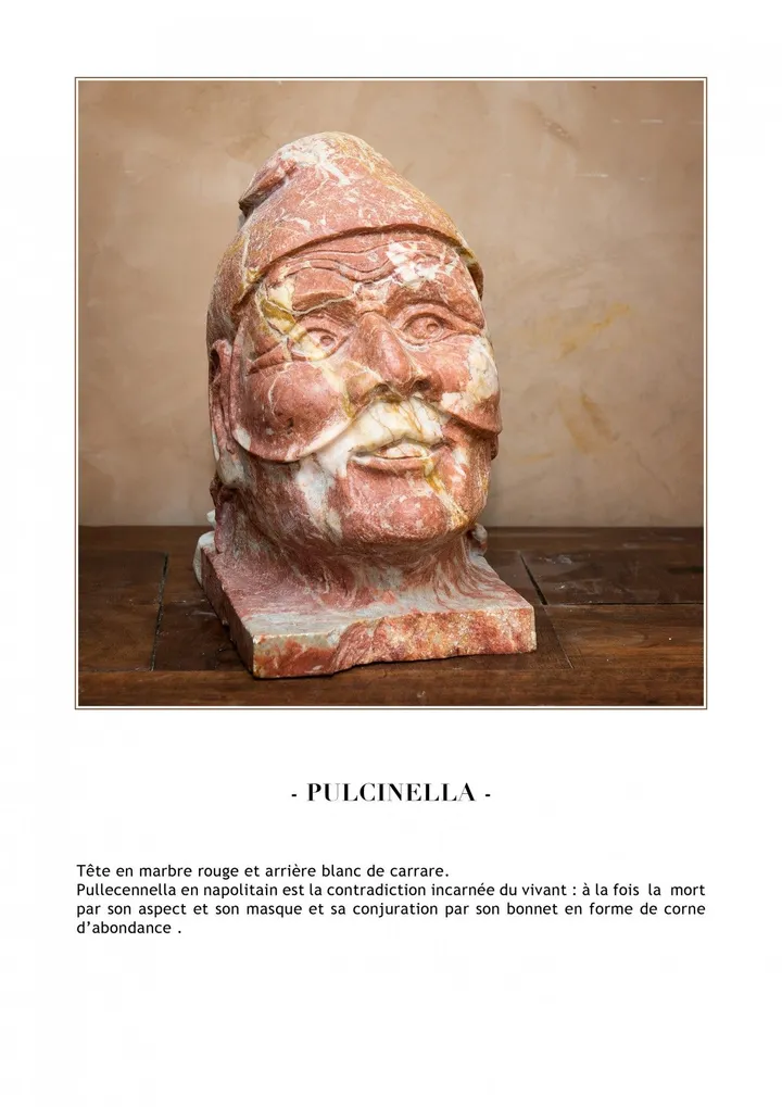 Pullecenella, œuvre de Philippe Celotto