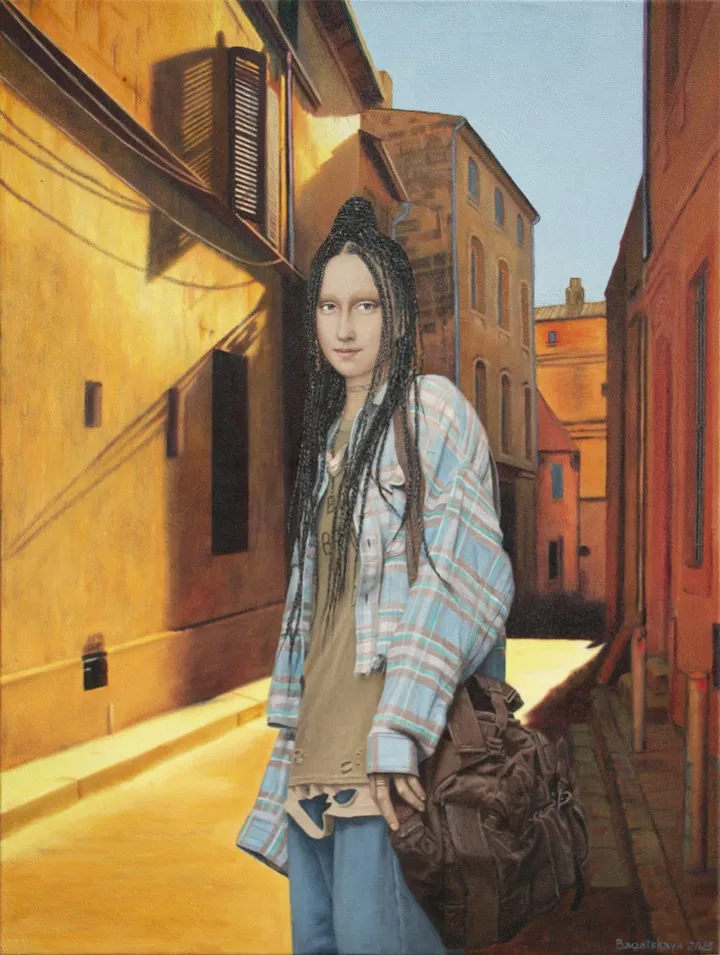 By the Streets of the Old Lviv Town, œuvre de Nataliya Bagatskaya