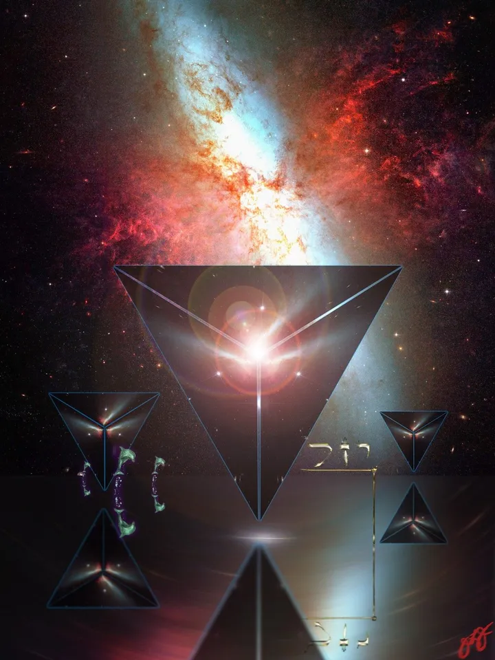 tetrahedron 9., artwork by Jason Lincoln Jeffers