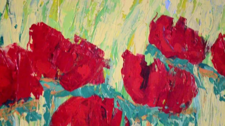 poppies, œuvre de Vayena Katerina