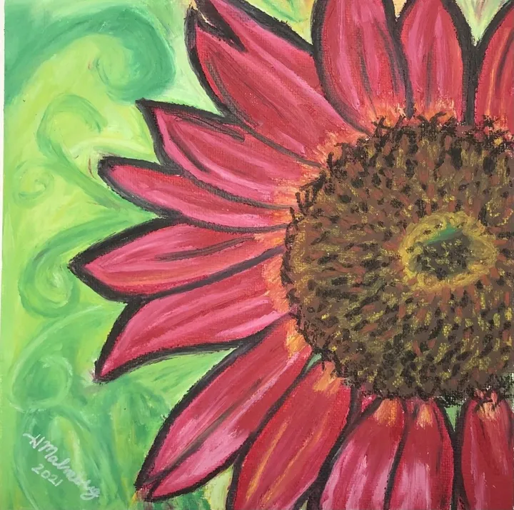 Crimson Bloom, artwork by Pete Malmberg