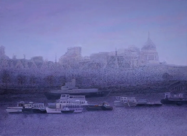 "Foggy London", œuvre de Natalie Levkovska