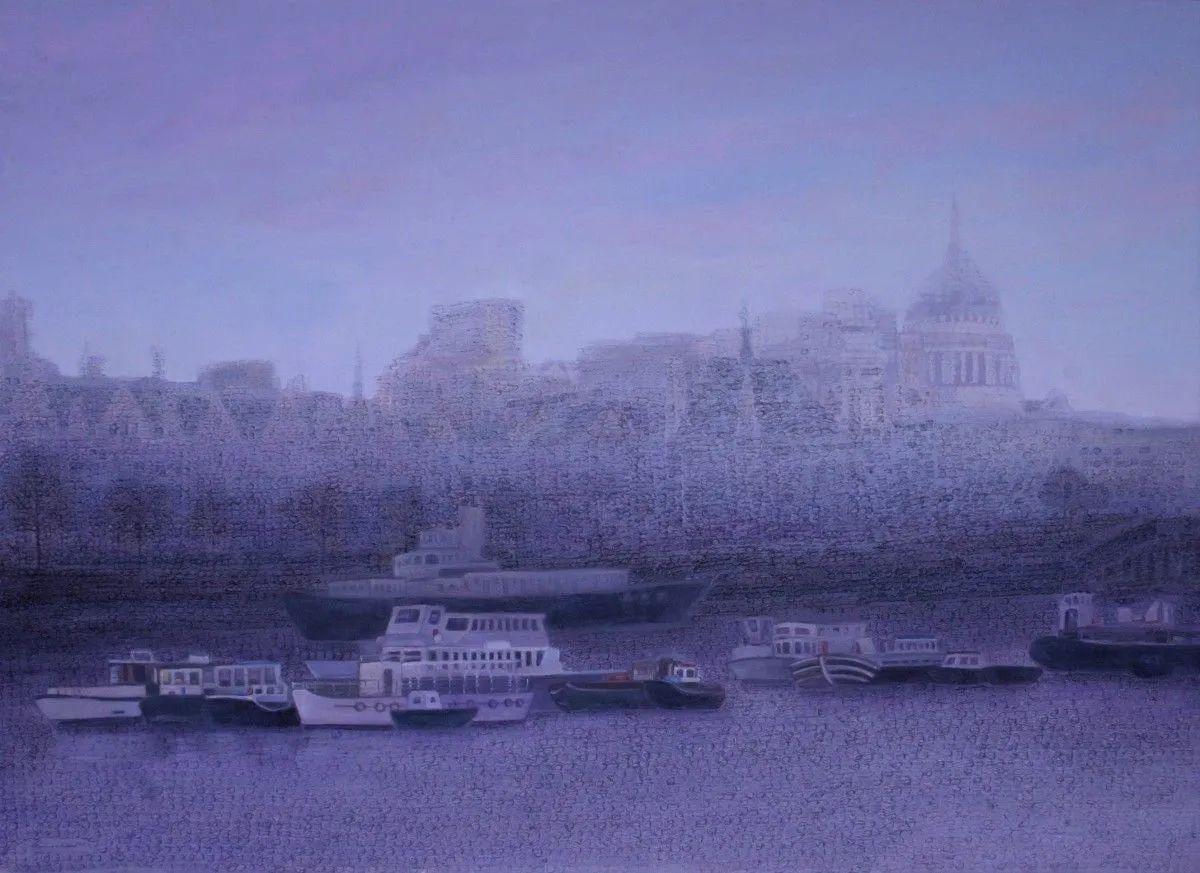 "Foggy London", artwork by Natalie Levkovska