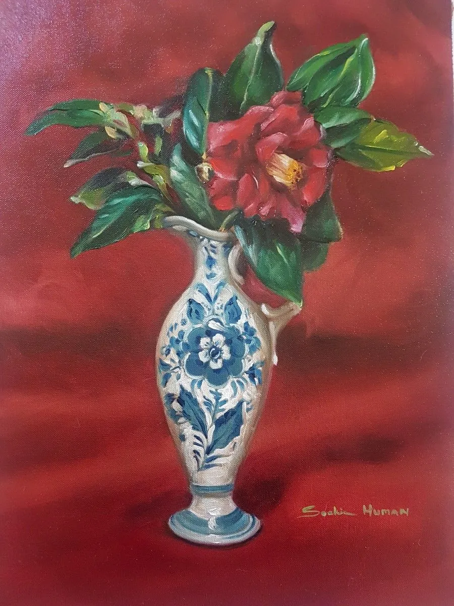 Red love, artwork by soekie human