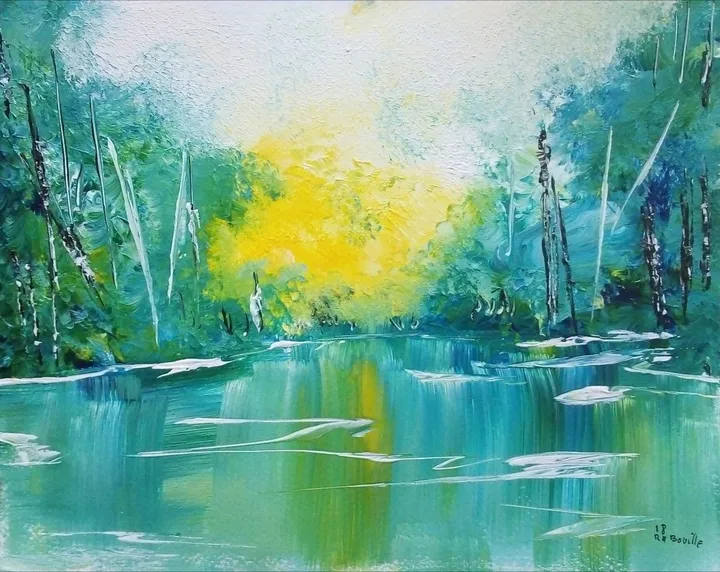 Nevez-amzer (printemps), œuvre de Sylvain BOUVRON-RABOUILLE