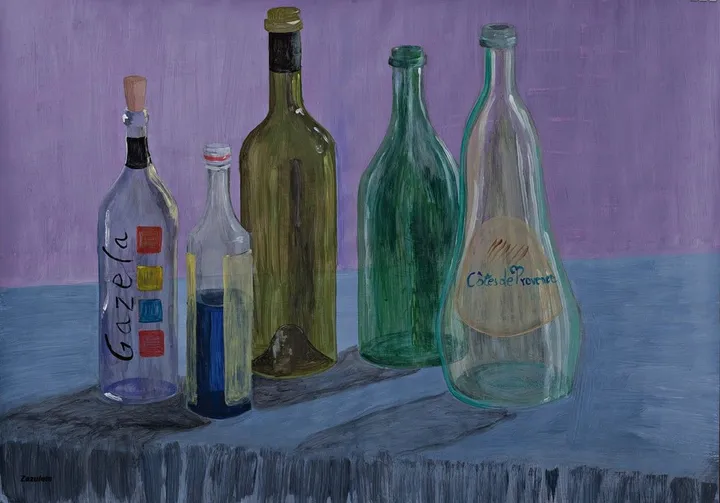 Bottles, artwork by Zazulete Anuca Romanta Ion