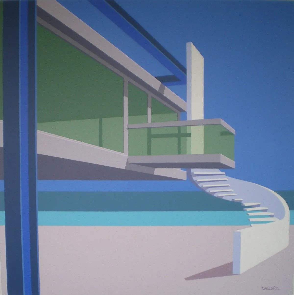 Villa Bloc, artwork by Thierry Traccoën