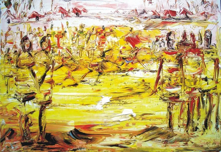 ODIO DANCE GROUND, artwork by Akpan Usoroh