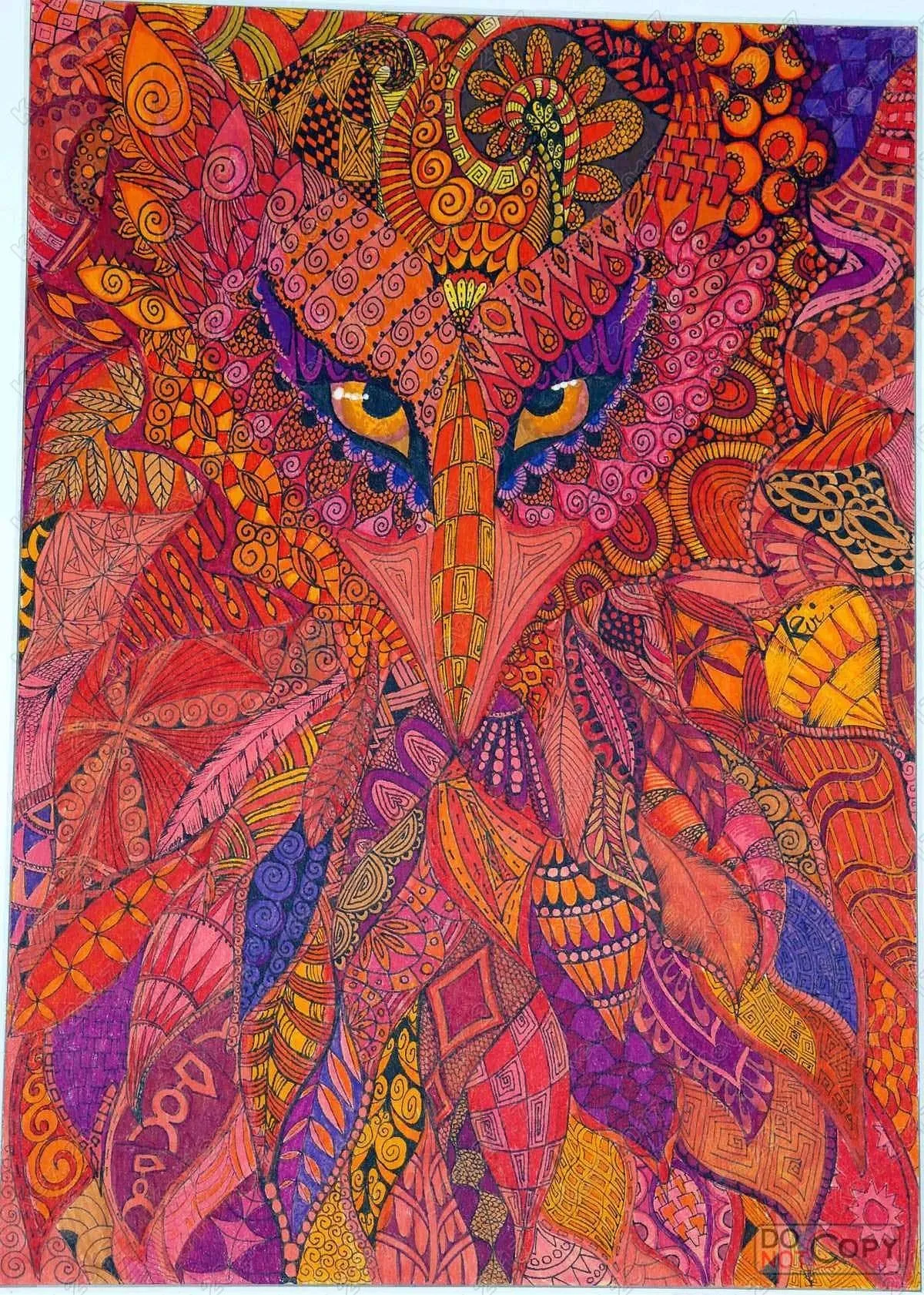 Phoenix, artwork by Evi Komuves