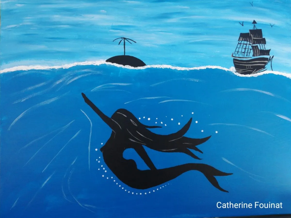 Sirène, artwork by Catherine Fouinat