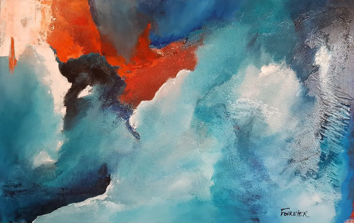 La flambée des couleurs, œuvre de Brigitte Fournier