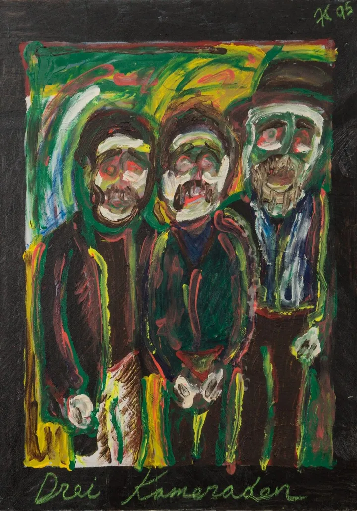 Drei Kameraden, œuvre de Kenneth Friend