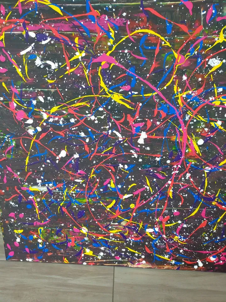 une ronde de couleurs, artwork by annick Ayoul