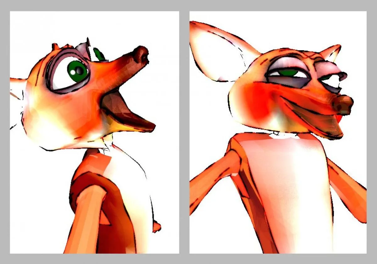 Cunning Fox, artwork by Vlad Tabac