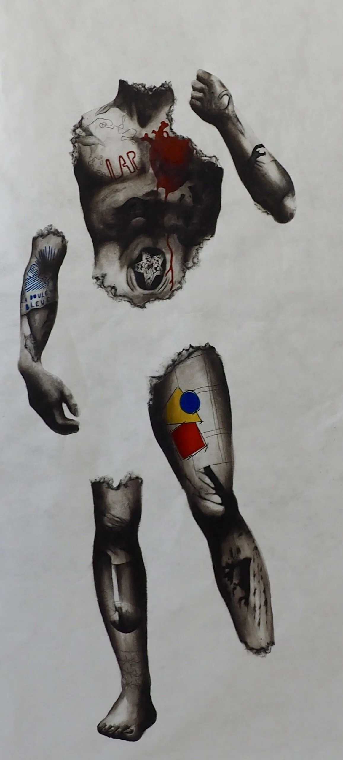 Le David tatoué, œuvre de louis royer