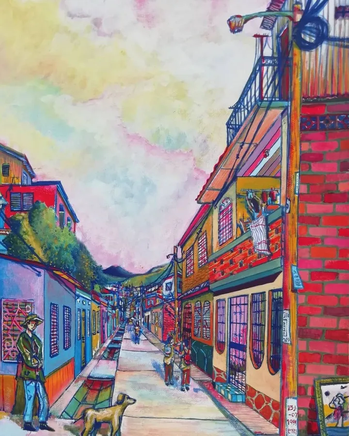 Pasillo de El Hato (Reverso), œuvre de Aziel Barrientos