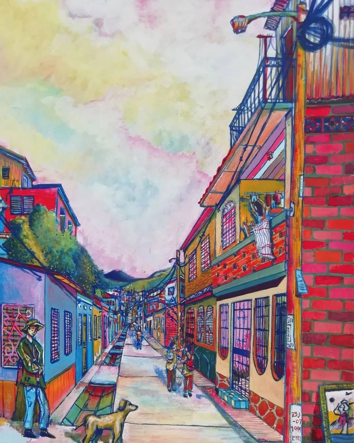 Pasillo de El Hato (Reverso), œuvre de Aziel Barrientos