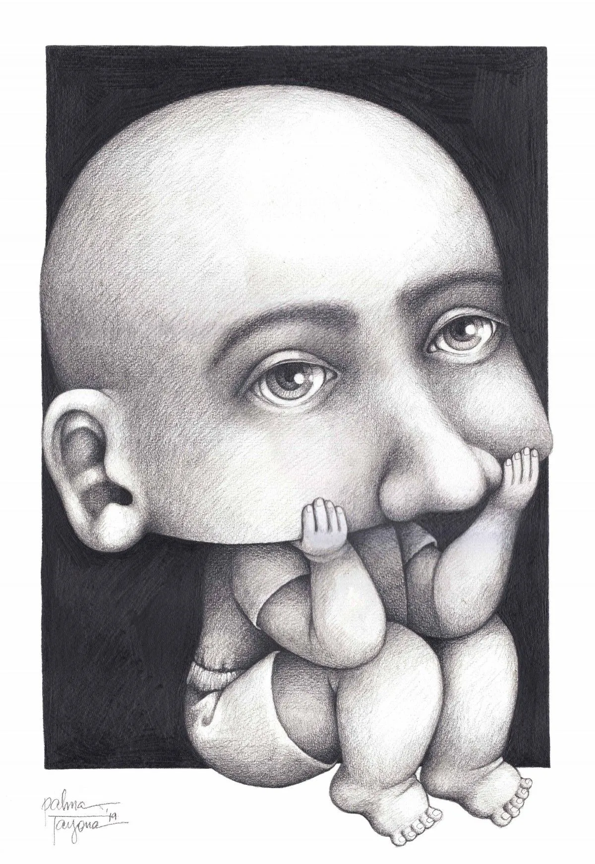 THE FACE I SHOW, artwork by DANIEL TAYONA