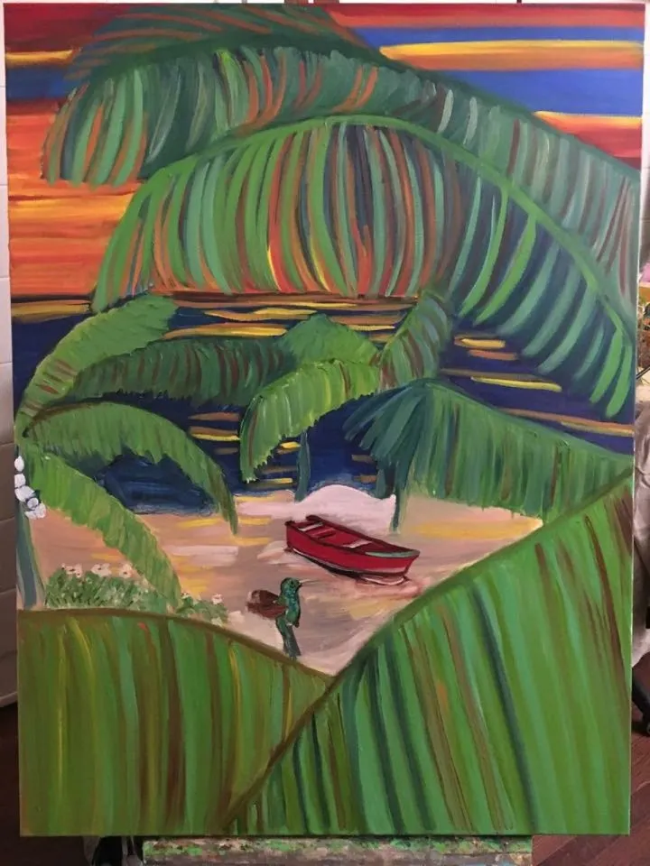 Roatan, artwork by Ligia Moya