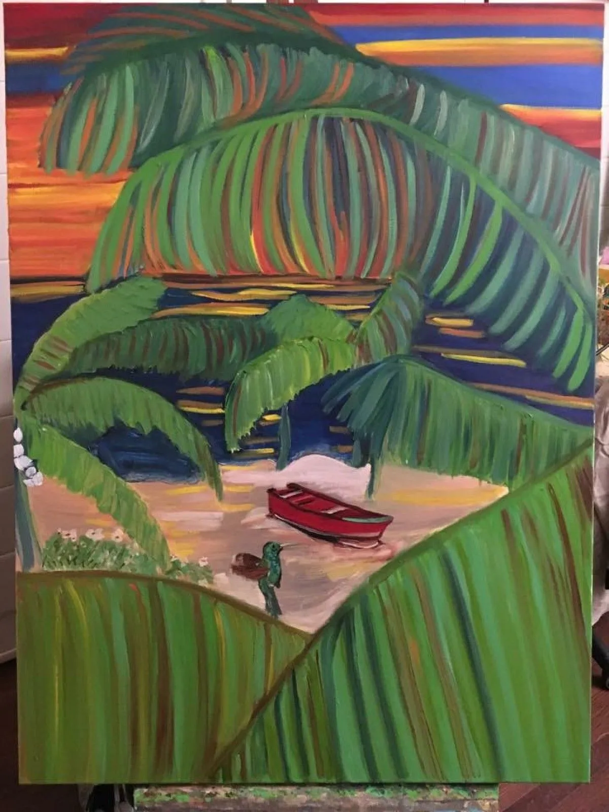 Roatan, artwork by Ligia Moya