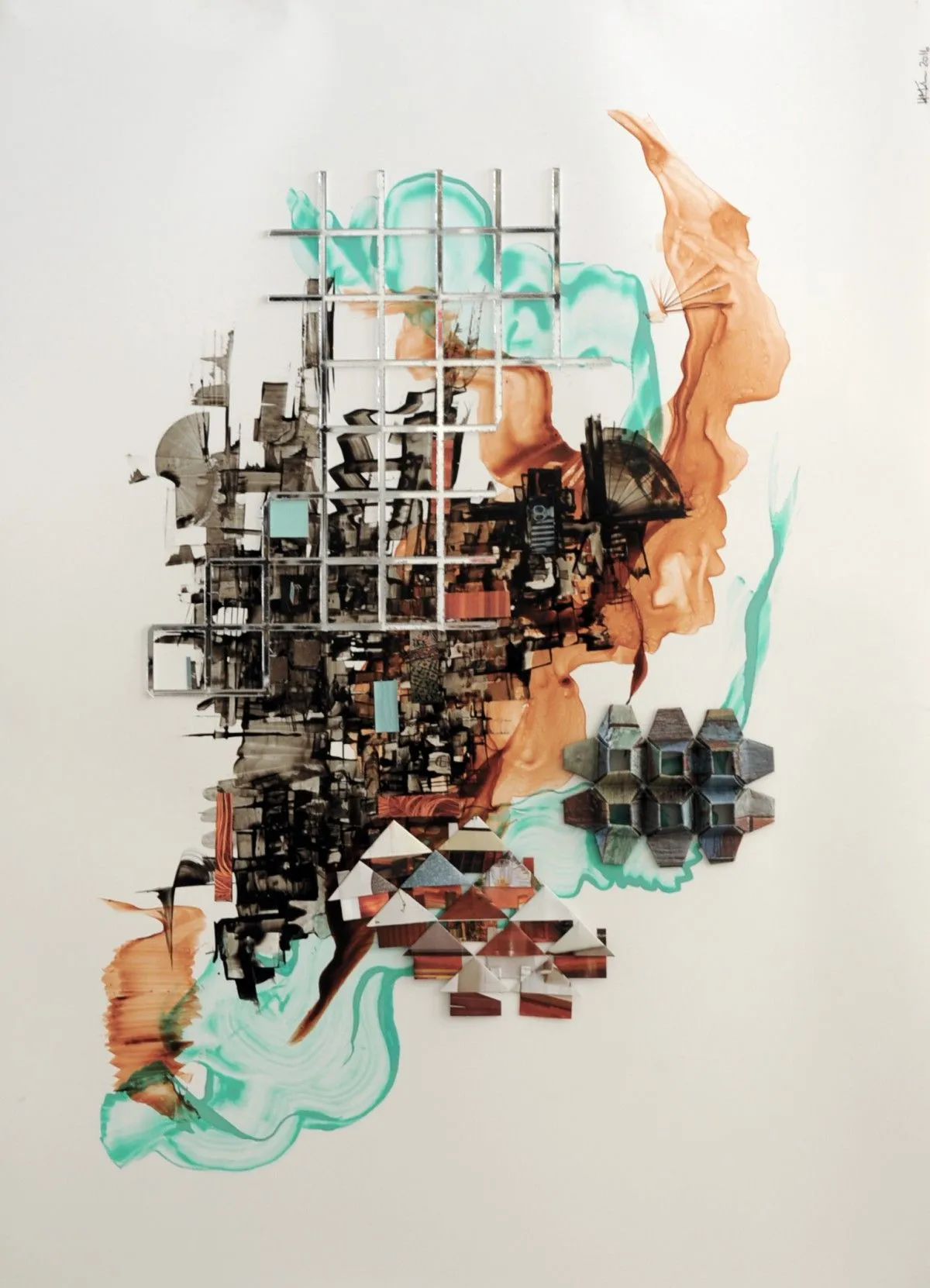 Place in Space Aqua Trends, artwork by Helena Sahm