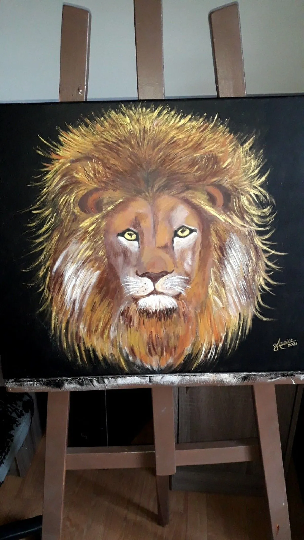 Le Roi Lion, artwork by AGNES GARNIER