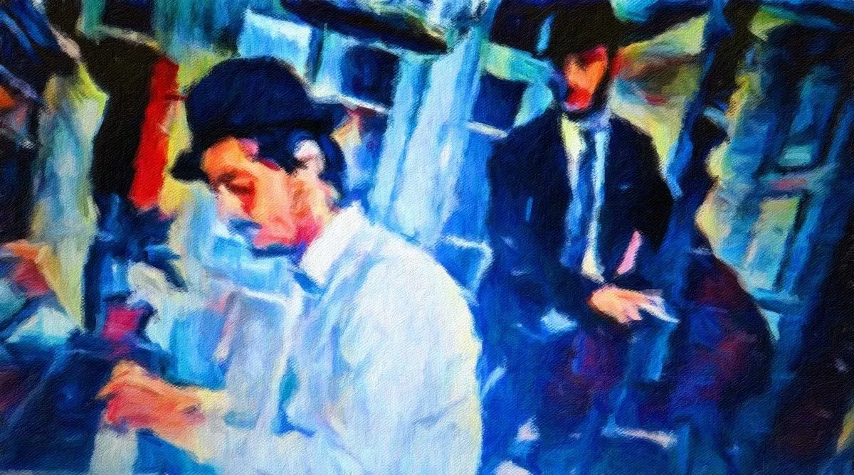 DUO JAZZ, œuvre de Laurent Duseigneur