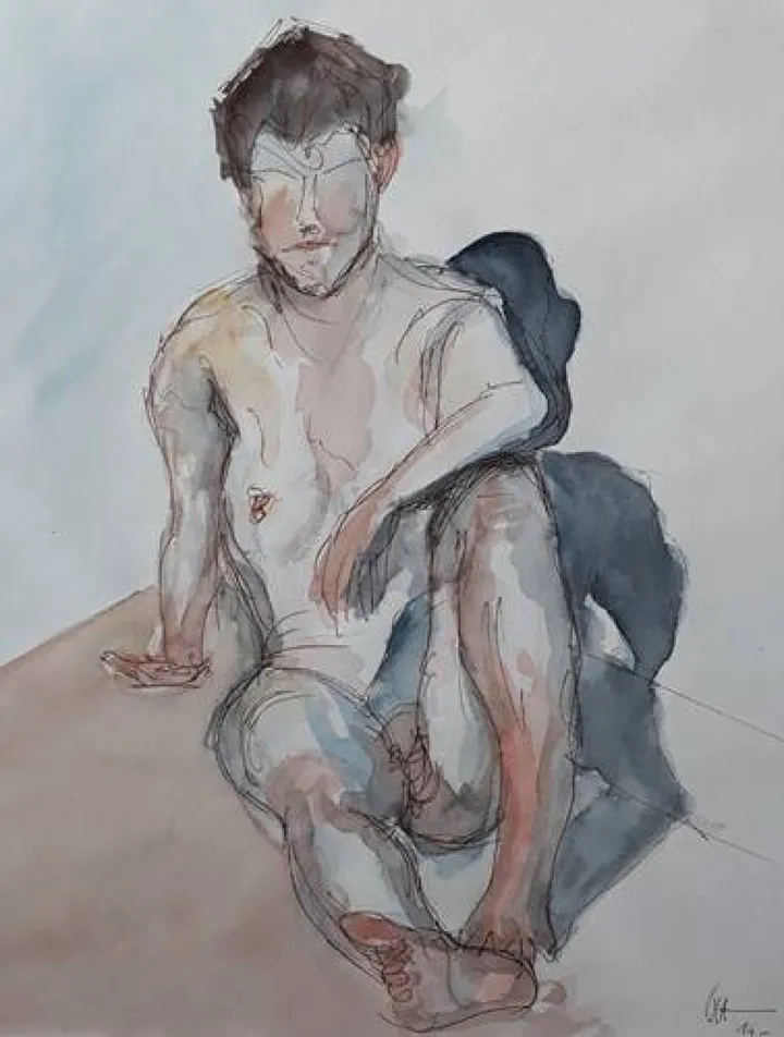 NUDE ATTITUDE - XIII, œuvre de Pixtabxl Station