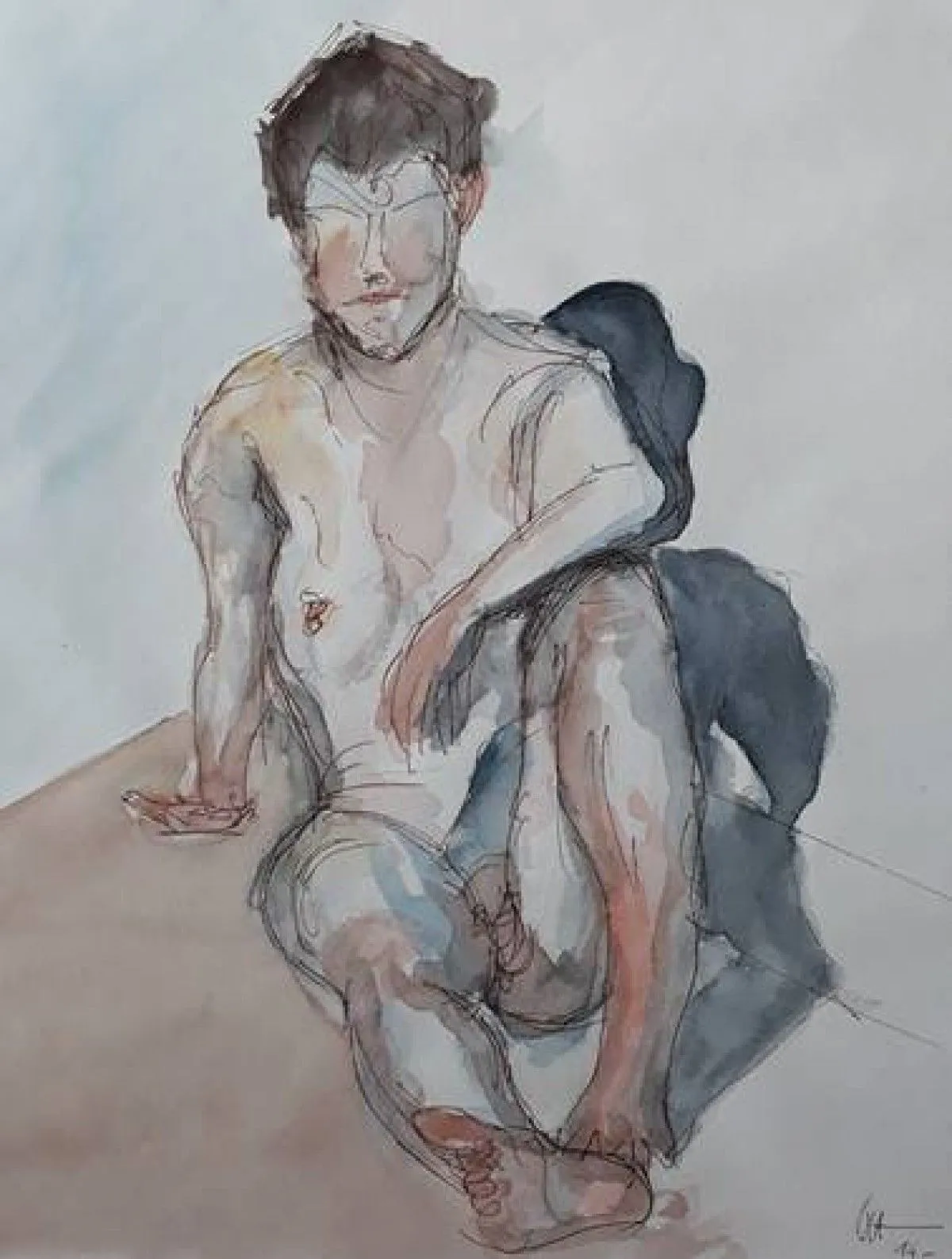 NUDE ATTITUDE - XIII, artwork by Pixtabxl Station