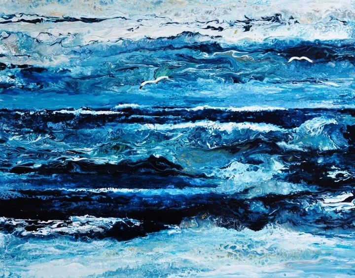 Vague à l'âme, œuvre de Nathalie Dupuis