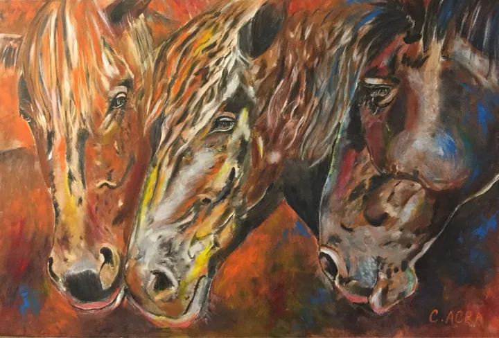 After the Race, artwork by Colette Acra