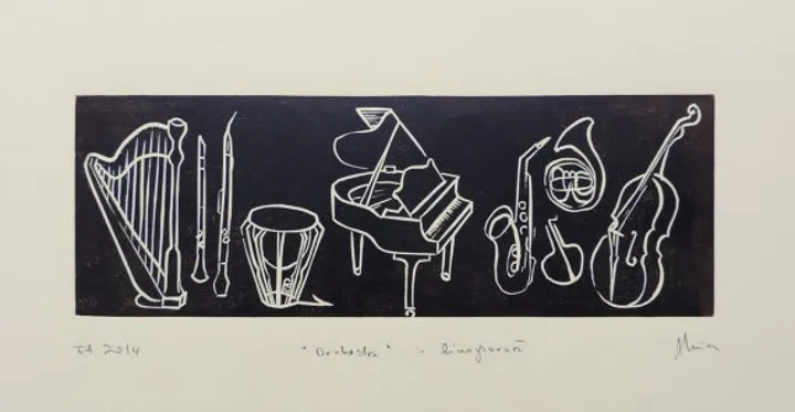 Orchestra, œuvre de Ana-Maria Gruia