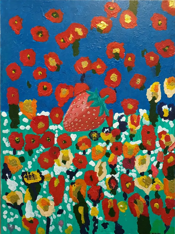 N° 17  Printemps, artwork by Jean-Michel FRAMERY