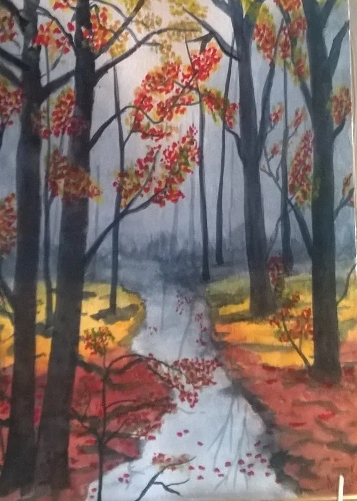 Automne couleur de sang, artwork by Nicole-Manonni COURRON
