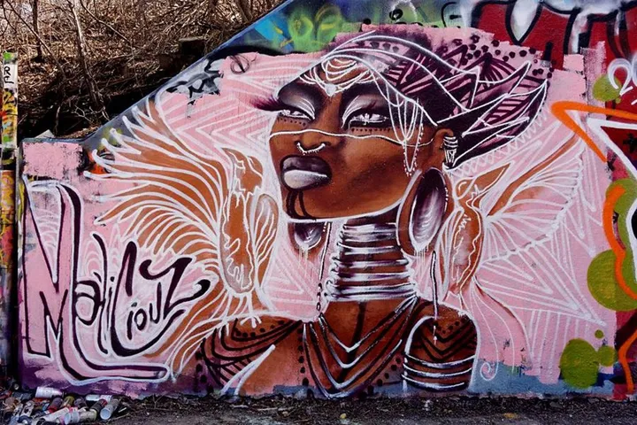 Nubian Queen, œuvre de MALICIOUZ .