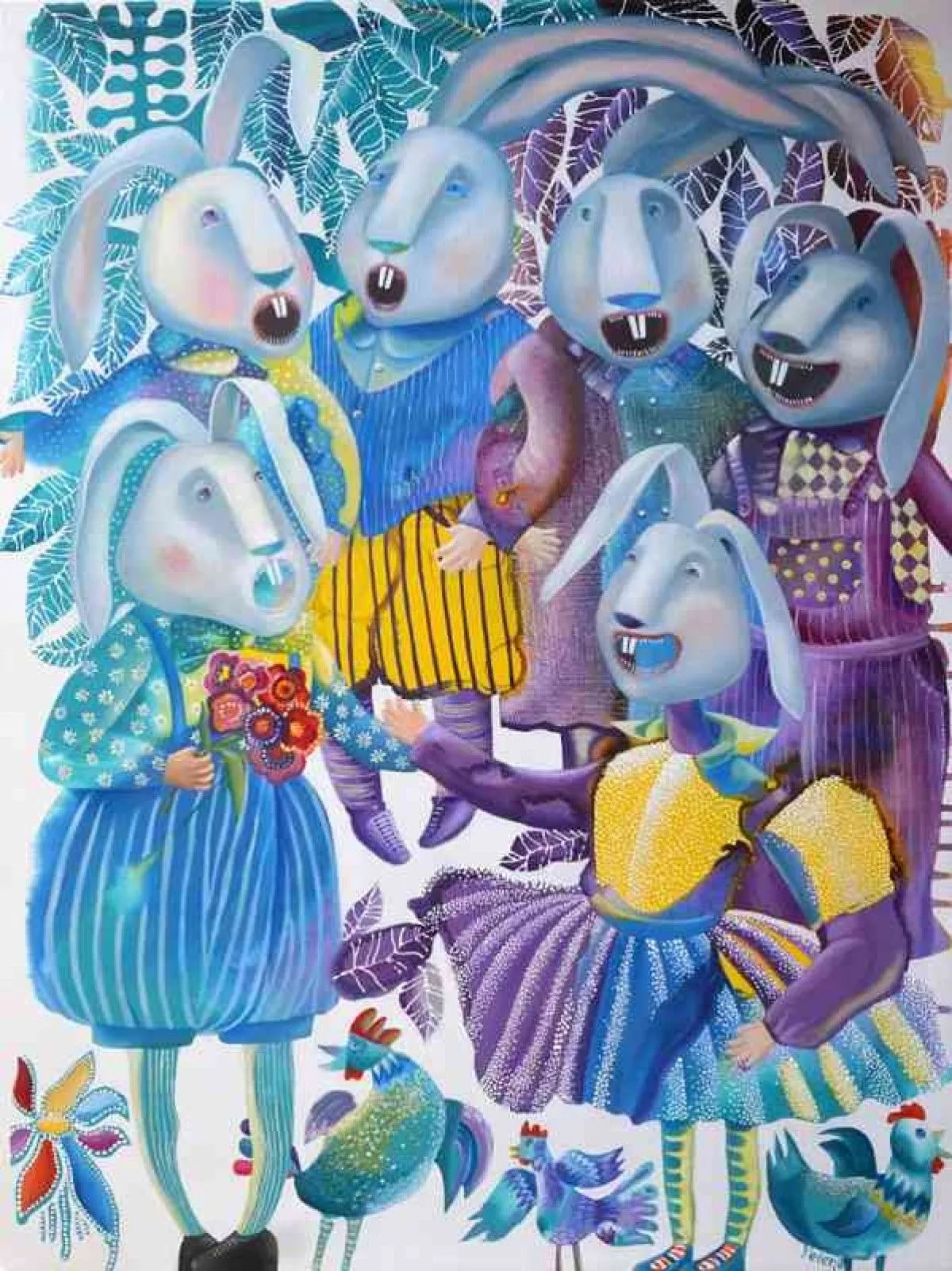 A Cappella, artwork by Yelena Revis