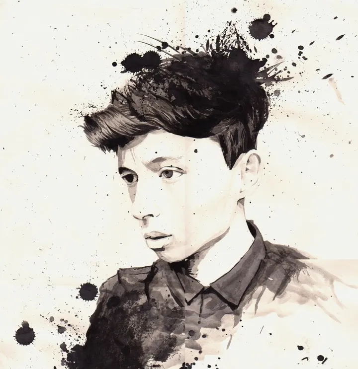 Portrait n°1, artwork by Jordi Buko