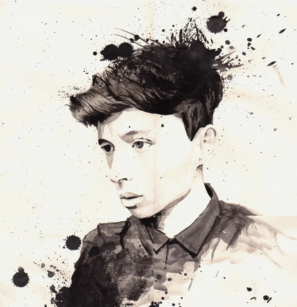 Portrait n°1, artwork by Jordi Buko