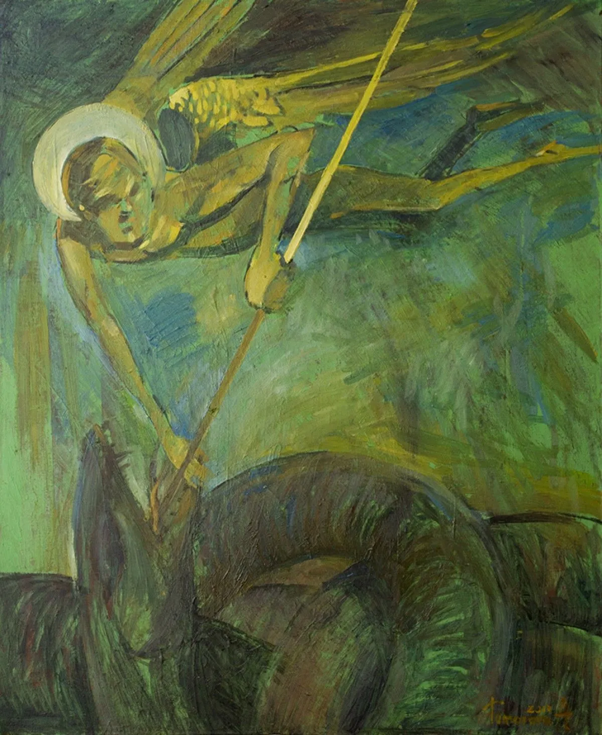 Archangel, artwork by Anatolii TOMOIANU