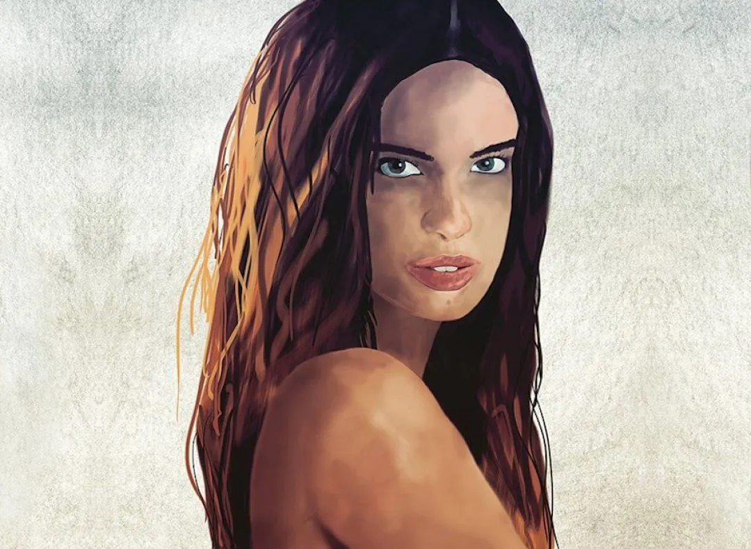 Digital girl serie - No 1, artwork by Jean-Francois Henri