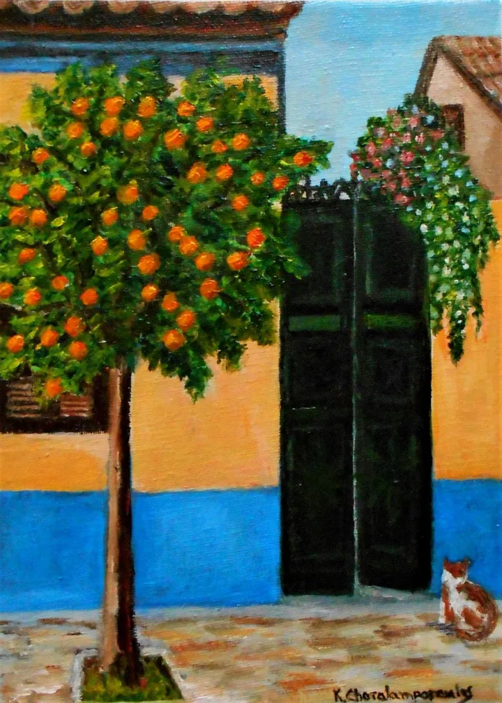 Old times neiborhood, œuvre de Konstantinos Charalampopoulos