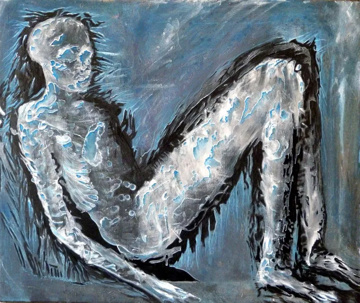 L'homme alangui, artwork by Béatrice Lebrun