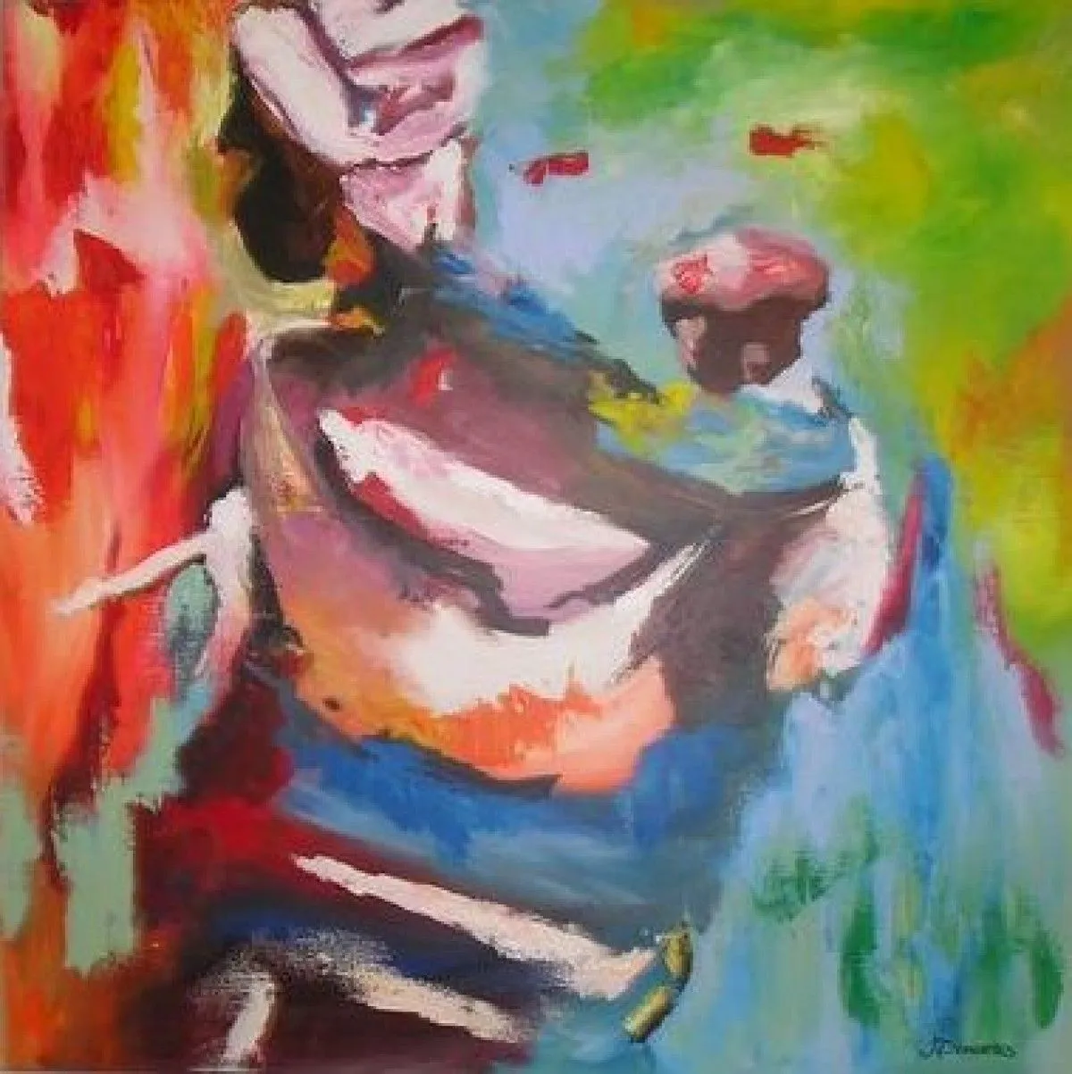 Mother and Child, artwork by Jan Donders