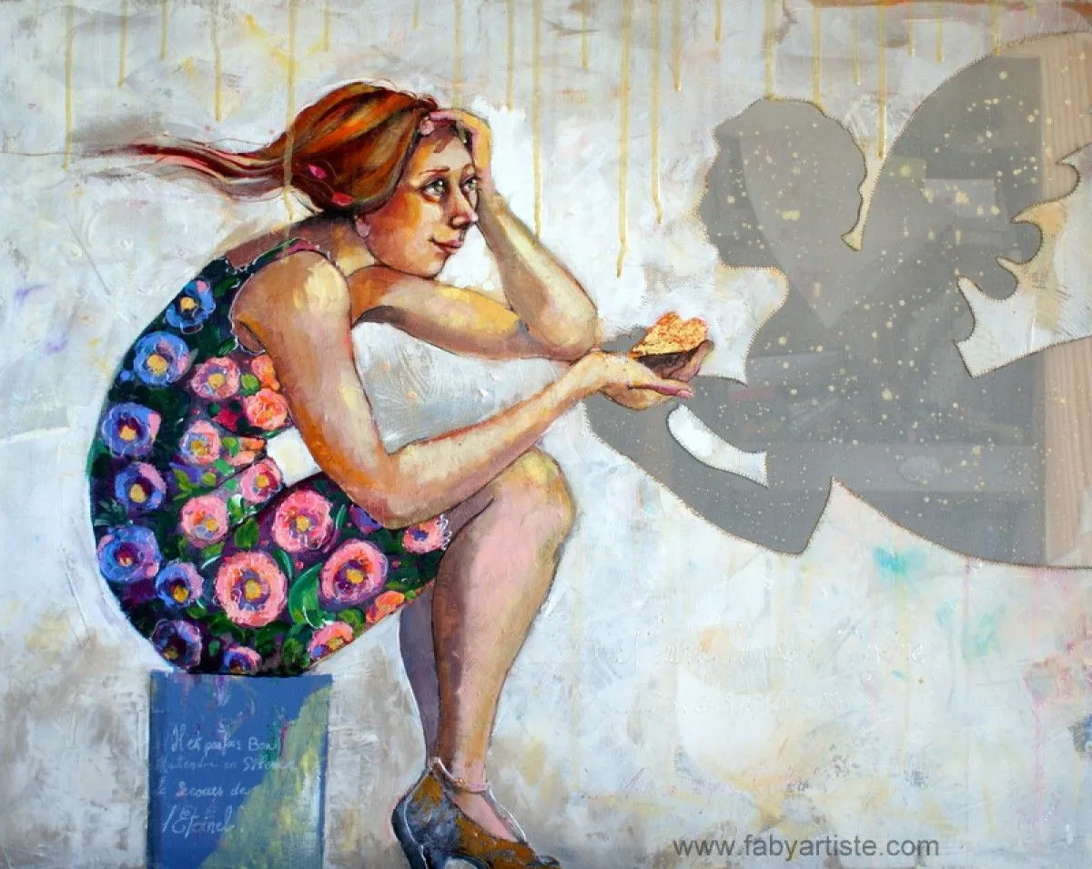 A la rencontre du miracle, artwork by Faby artiste