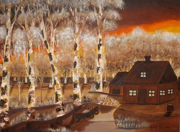 La campagne, artwork by MICHEL JOSEPH RODRIGUE
