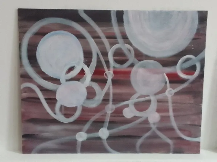 Exo-planètes, artwork by Louise Boisclair, LOUB