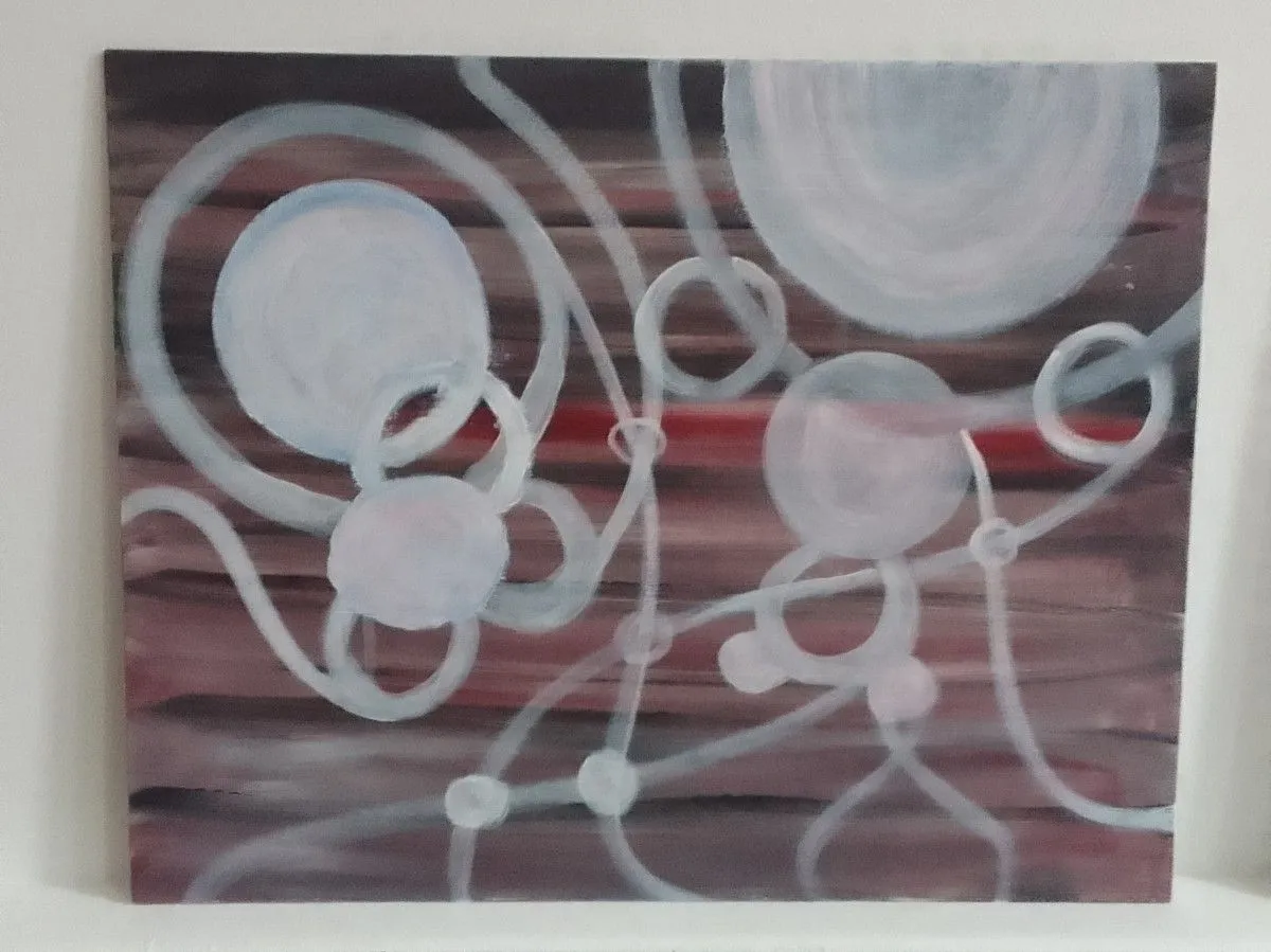 Exo-planètes, artwork by Louise Boisclair, LOUB