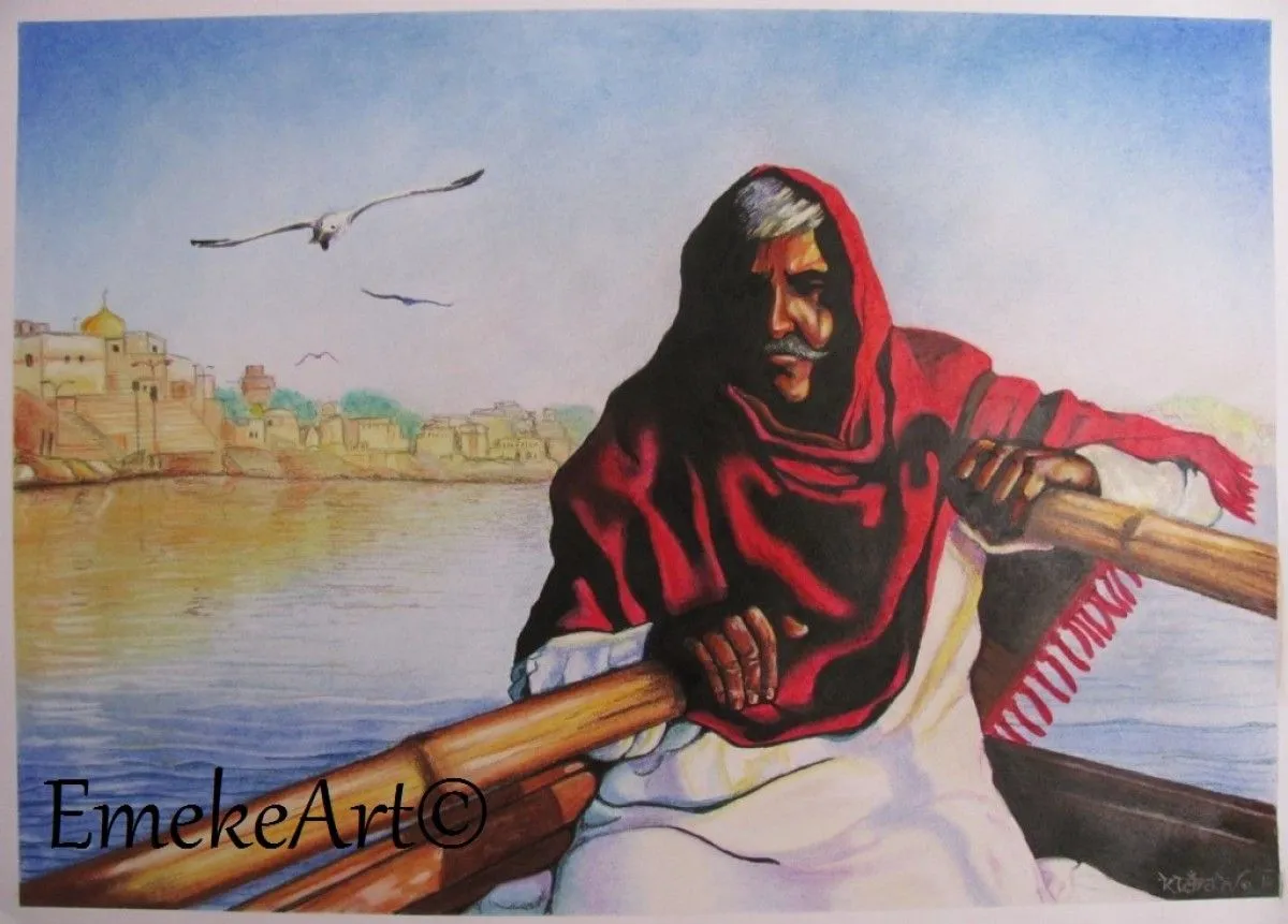 Boatman, œuvre de Klára Winterová