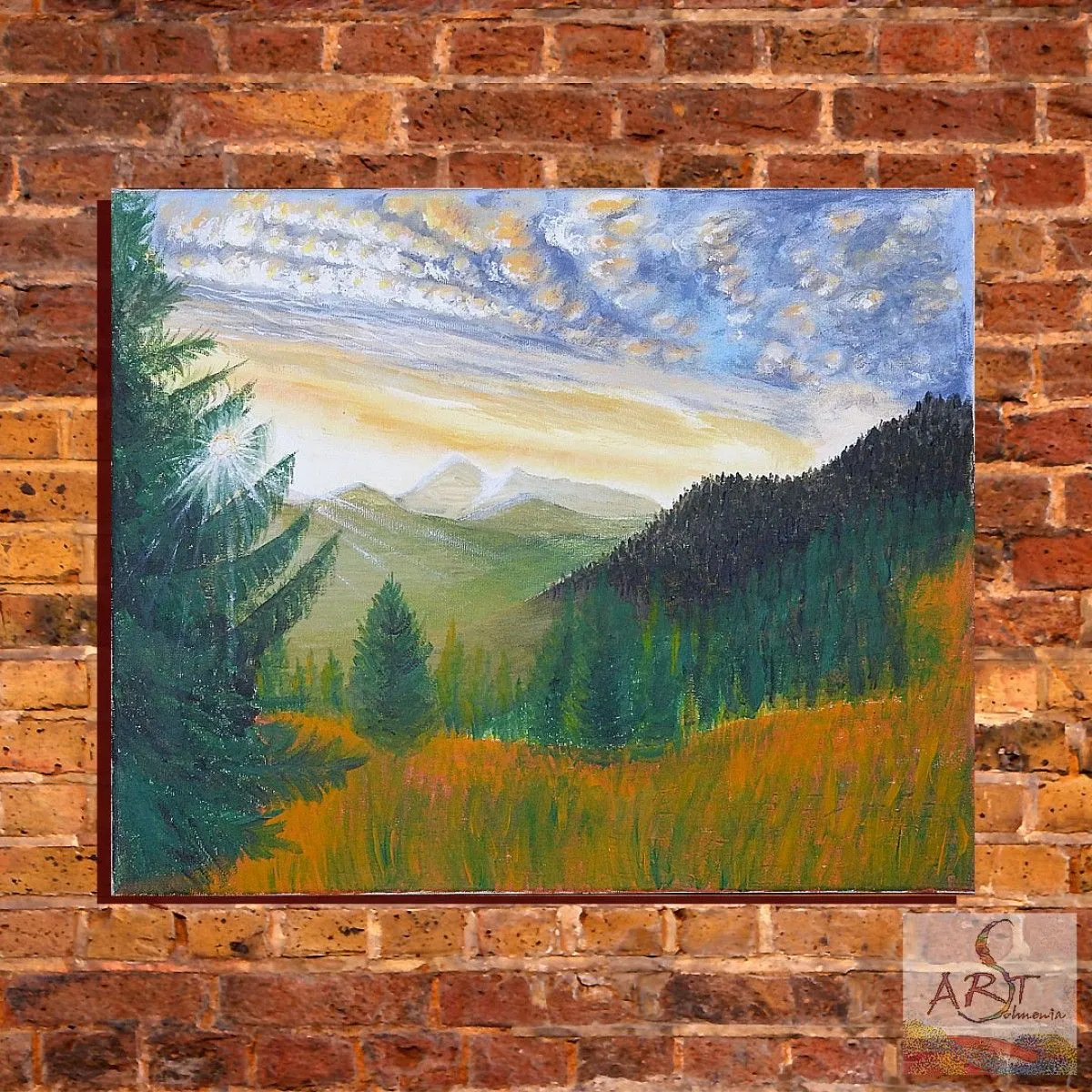 Sunset in the Carpathians, œuvre de Oksana Podolska